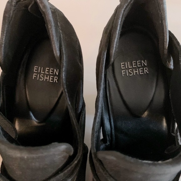 Eileen Fisher ‘Watt’ Wedge Booties Sz 9.5 - Picture 7 of 9